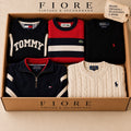 Fiore Vintage & Secondhand - Box 5 pz Maglioni Ralph Lauren, Lacoste, Tommy Hilfiger PREMIUM